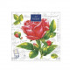Салфетка 33*33 3сл 20л Bouguet Роза NEW(12)