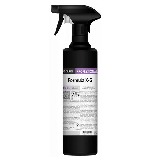 Купить оптом и врозницу Pro-Brite Formula X-3 от следов маркера, битума, смолы, масляных пятен, наклеек ТРИГГЕР 0,5л(12) в интернет магазине в СПб