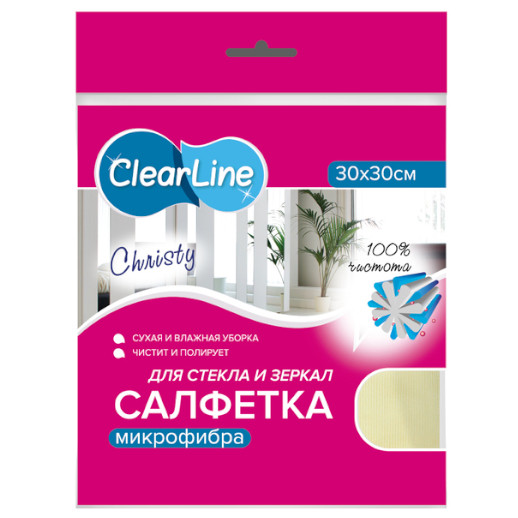 Салфетка микрофибра для стекла CHRISTY 30*30см(50шт/кор) Купить оптом и врозницу Салфетка микрофибра для стекла CHRISTY 30*30см(50шт/кор) в интернет магазине в СПб
