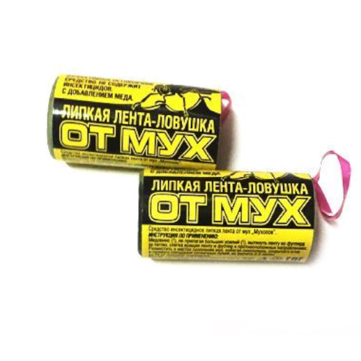 Лента от мух АСТ (100)(1000) Купить оптом и врозницу Лента от мух АСТ (100)(1000) в интернет магазине в СПб