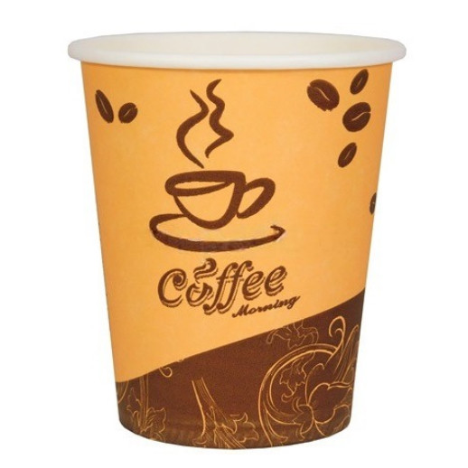 Стакан бумажный 250мл Coffe Morning (50/1000) Купить оптом и врозницу Стакан бумажный 250мл Coffe Morning (50/1000) в интернет магазине в СПб