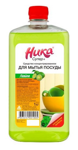 МС НИКА-Супер ПЛЮС д/посуды 1л концентрат улучш.формула (12) ЛАЙМ Купить оптом и врозницу МС НИКА-Супер ПЛЮС д/посуды 1л концентрат улучш.формула (12) ЛАЙМ в интернет магазине в СПб