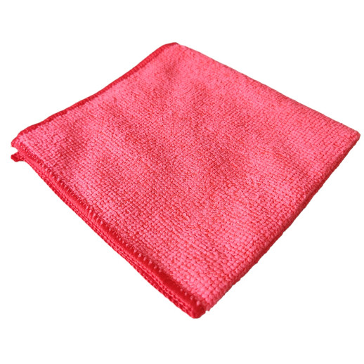 Купить оптом и врозницу Салфетка МИКРОФИБРА д/СТОЛА  30*30см без уп.200г/м2 КРАСНАЯ (250) (арт.220) в интернет магазине в СПб