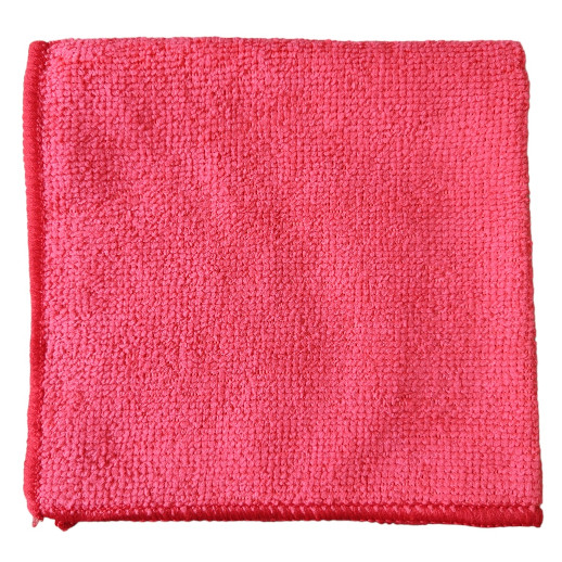 Купить оптом и врозницу Салфетка МИКРОФИБРА д/СТОЛА  30*30см без уп.200г/м2 КРАСНАЯ (250) (арт.220) в интернет магазине в СПб