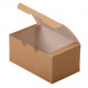 Коробка на вынос Eco Fast Food Box L 150*91*70мм крафт(25)(500)