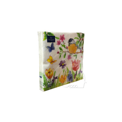 Салфетка 33*33 3сл 20л Bouguet Весенняя фантазия (12)