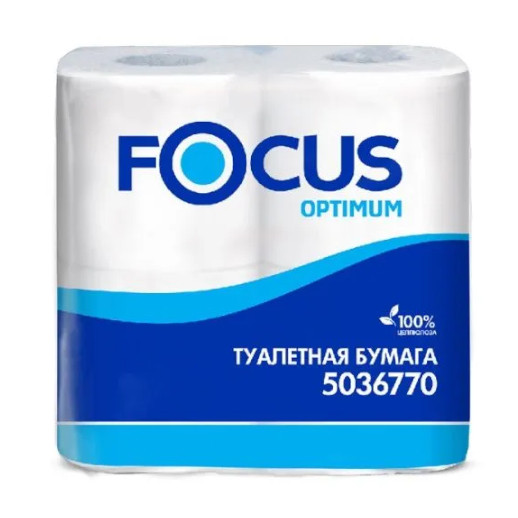 Купить оптом и врозницу Туалетная бумага 2сл Focus Optimum 21.6м 4рул/уп (14) (504) в интернет магазине в СПб