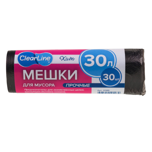 Мусорные мешки ХИТ 30л/30шт прочные черные (50) Купить оптом и врозницу Мусорные мешки ХИТ 30л/30шт прочные черные (50) в интернет магазине в СПб