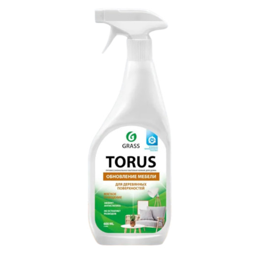 ЧС ГРАСС TORUS Полироль д/мебели Спрей 600мл (8) Купить оптом и врозницу ЧС ГРАСС TORUS Полироль д/мебели Спрей 600мл (8) в интернет магазине в СПб