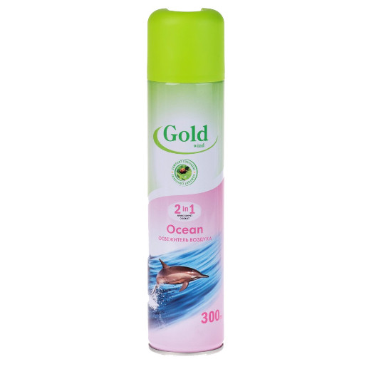 Купить оптом и врозницу Освежитель Голд Винд 300мл (12)(1728) Океан в интернет магазине в СПб